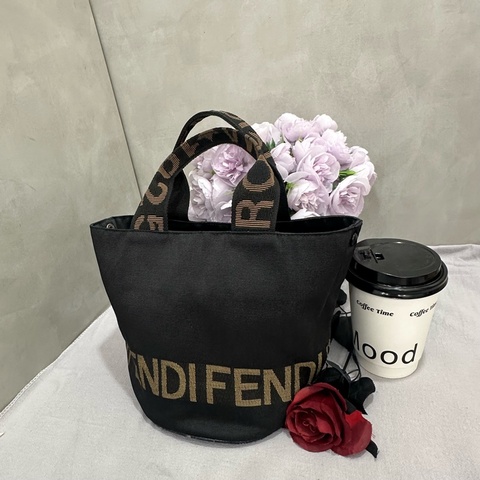 【赫蒂國際精品】 Fendi復帆布水桶迷你托特包 vintage 二手 中古
