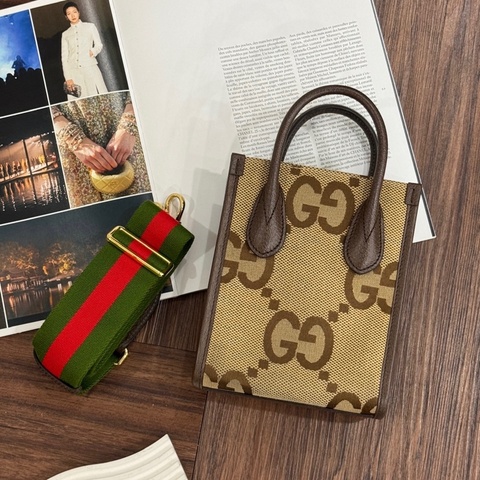 GUCCI 600406 帆布大LOGO琴譜包