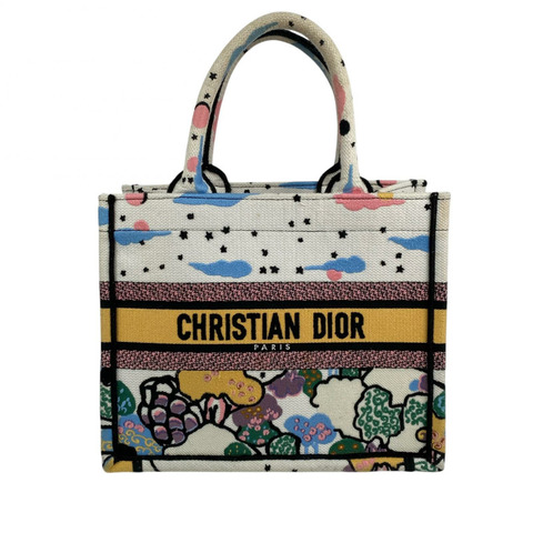 △ DIOR 迪奧 Multicolor Canvas Book Tote #S Tote Bag 多色帆布托特袋-267011645