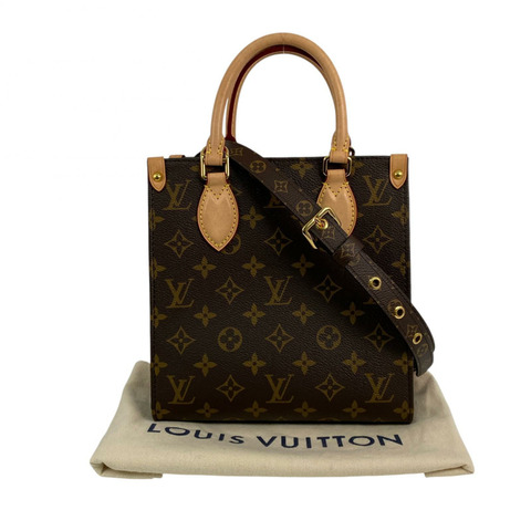 △ LOUIS VUITTON 路易·威登 Brown Coated Canvas Monogram Sac Plat BB 2 way bag 啡色塗層帆布經典老花兩用袋 M46265-267011654