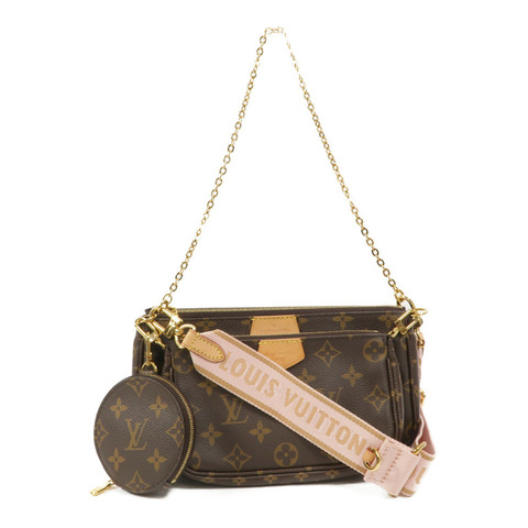 LOUIS VUITTON Monogram Multi Pochette Accessoires鏈帶手挽肩背兩用袋