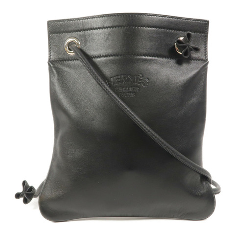 HERMES Swift皮革Aline Mini肩背袋Noir