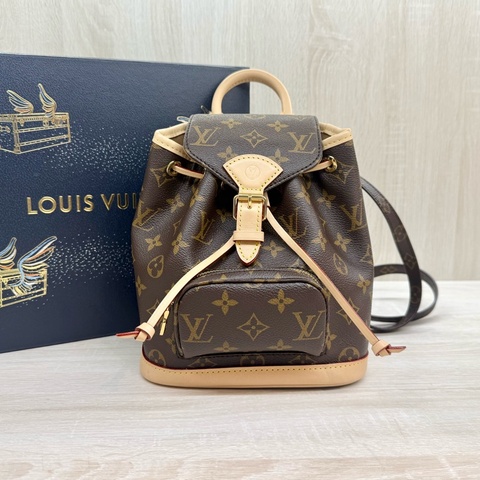 LV原花Montsouris Mini後背包
