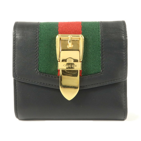 GUCCI 牛皮皮革Trifold Wallet錢包