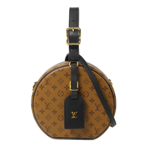LOUIS VUITTON Monogram Reverse Petite Boite Chapeau手挽肩背兩用袋