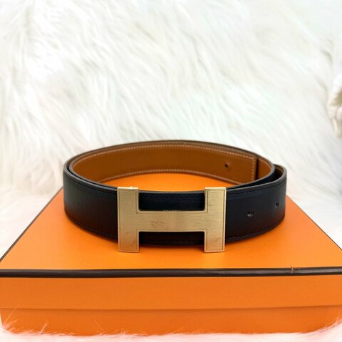 Hermès Constance 皮帶扣 & 雙面皮腰帶
