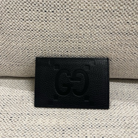 GUCCI印花黑色卡包