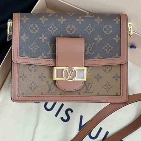 未使用 Louis Vuitton 路易威登 Dauphine 達芙妮 中號 芯片款 附件 塵袋