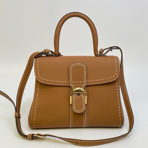 Delvaux  德尔沃Brilliant焦糖外缝小號