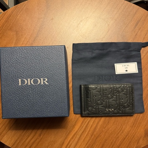Dior Compact Wallet｜鈔票夾｜黑色