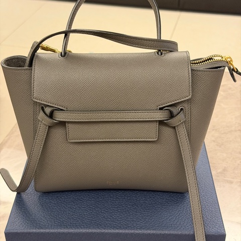 Celine 鯰魚包 大象灰