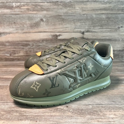 LV Nigo 聯名 Buttersoft FW25 綠色 墨綠色 阿甘鞋 43碼