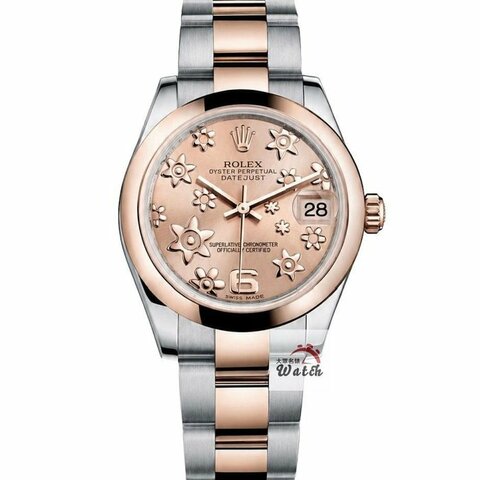 【大眾名錶】ROLEX 勞力士 178241 Datejust 2013/08卡 18K玫瑰半金 大眾名錶B1364