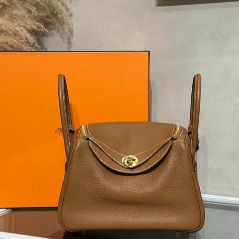 HERMES Lindy 26 - Gold 37 金棕金 Z