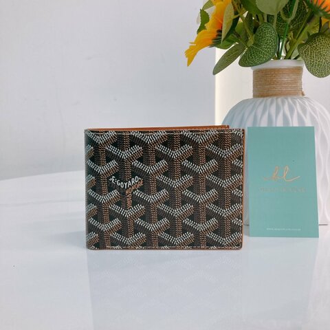 MS0744	Goyard 戈雅經典花紋夾包 Victorie Wallet Tan