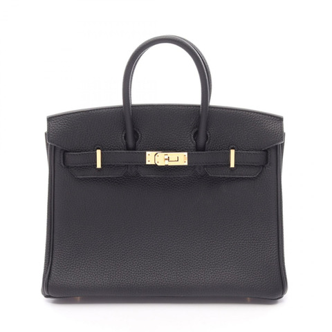 愛馬仕 Birkin 25 手提包 C Togo 皮革黑二手女士 PGHW