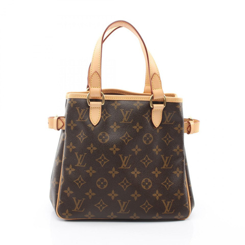 路易威登 Batignolles 手提包 M51156 Monogram 皮革棕色二手女士
