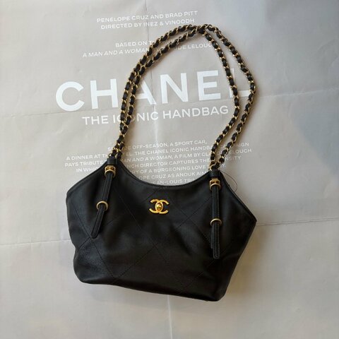 CHANEL 全皮肩背包 小款