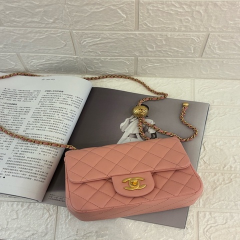Chanel乾燥玫瑰粉金球方胖🎀