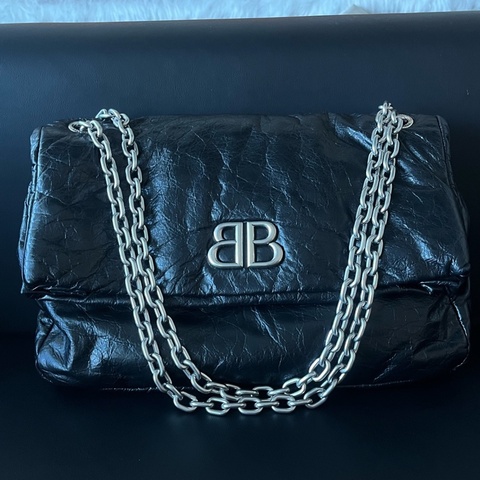 balenciaga巴黎世家 Monaco 做舊鏈條包 中號
