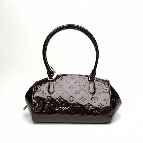 LOUIS VUITTON 車厘子紅漆皮2011肩背包