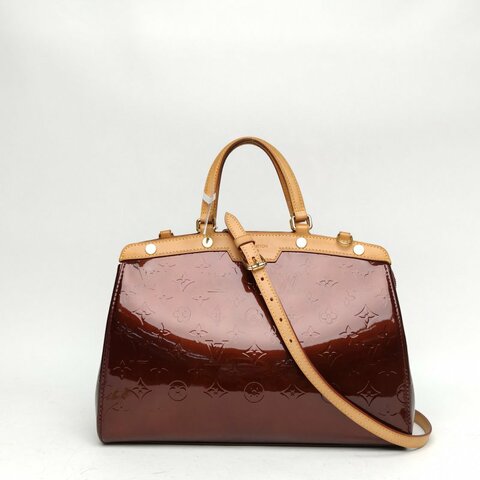 LOUIS VUITTON BREA醫生包中號車厘子紅漆皮2011肩背包