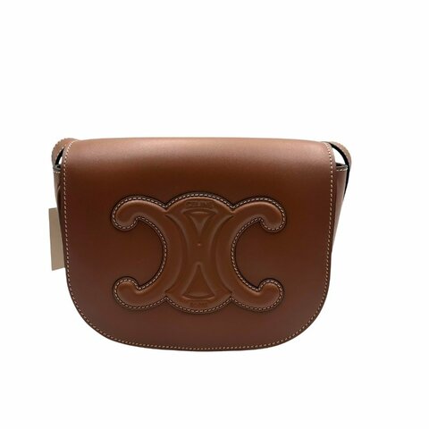 【美收精品】CELINE  C-609  焦糖色馬鞍包 【隔月月中將轉賣至日本 上架期限30天】