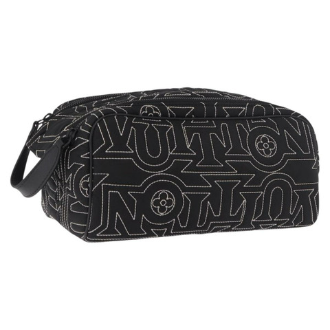 路易威登 LV 雪白盥洗包手拿包 尼龍 黑色 M21435 LV 正品 BA13321SM