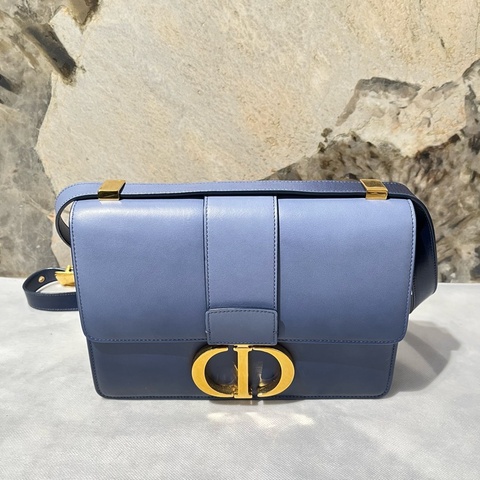 Dior 藍色牛皮漸層蒙田30