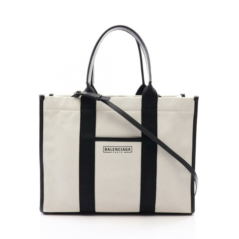 BALENCIAGA HARDWARE TOTE 肩斜背包 671400 帆布皮革 二手