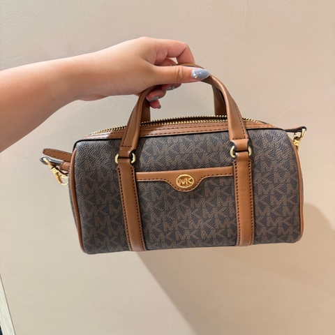 MICHAEL KORS 咖老花 波士頓包