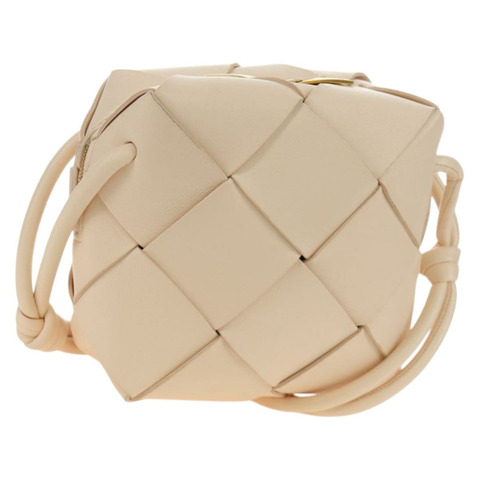 BOTTEGA VENETA MAXI INTRECCIATO 迷你盒式相機包皮革正品 am11819V