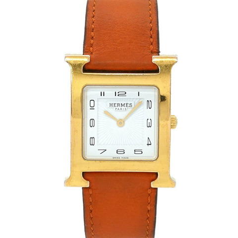 愛馬仕 H-Watch HH1.501 男士腕錶 白色石英錶