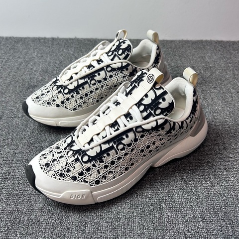 迪奧/Dior b24 Oblique印花 白色運動鞋/41碼 97新