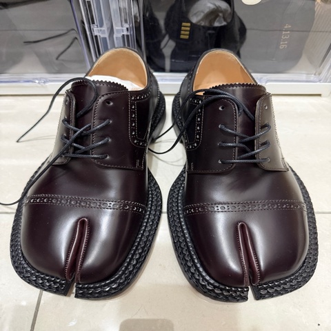 Maison Margiela Tabi City Lace-up 綁帶雕花皮鞋 EU41