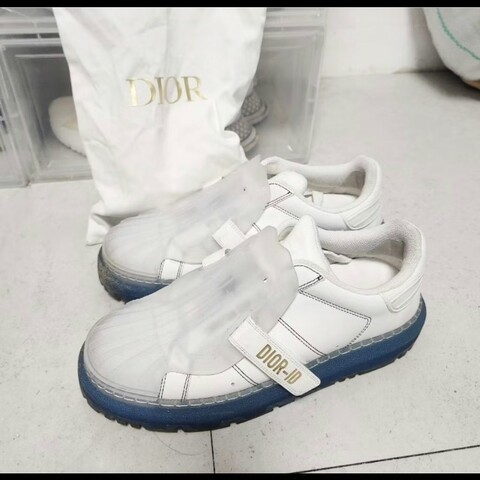 DIOR迪奧 果凍底休閒小白鞋