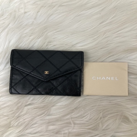 Chanel 小logo卡夾
