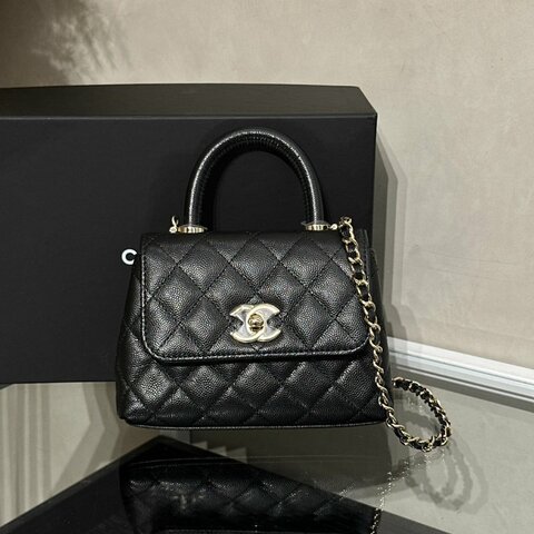CHANEL Coco Handle - Nano黑金