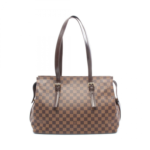 路易威登 Chelsea 手提單肩包 N51119 Damier 皮革 Ebene 二手女士