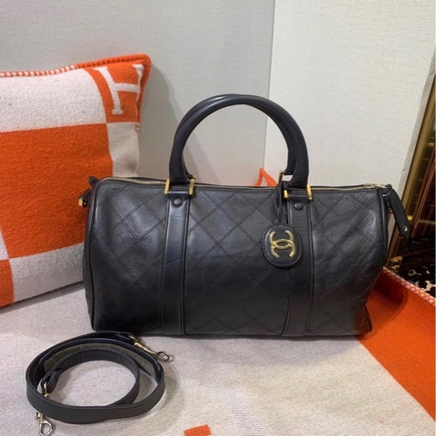 「JL精品代購」9新 Chanel 香奈兒 波士頓 旅行袋