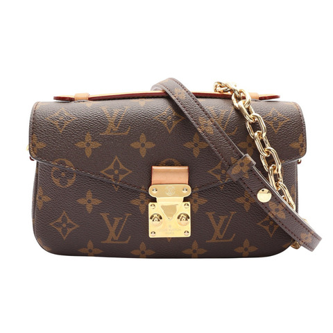 棕色 原花帆布 Pochette Metis East West 肩背包【LOUIS VUITTON LV 路易威登】 M46279