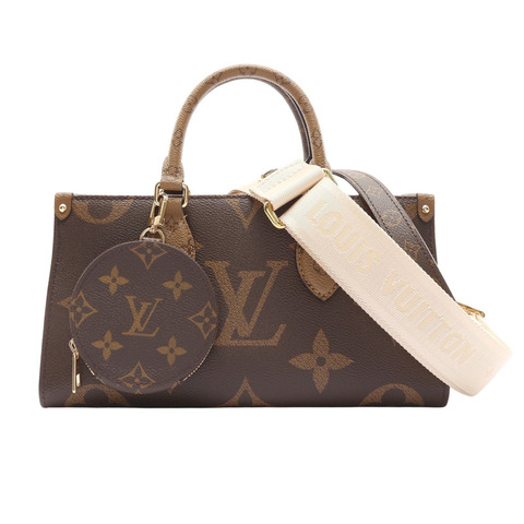 棕色 原花帆布 OnTheGo East West 兩用包【LOUIS VUITTON LV 路易威登】 M46653