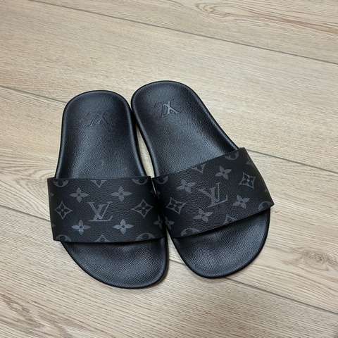 LV Louis Vuitton 男士 老花拖鞋