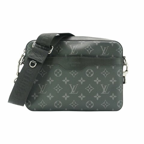 Louis Vuitton 展示品 Trio 三合一帆布斜背郵差包(M69443-黑灰)