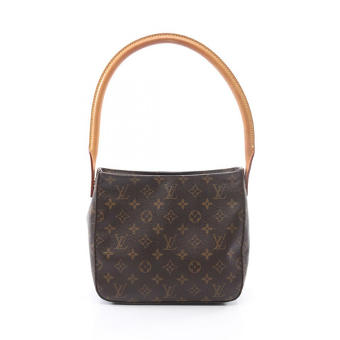 路易威登 Looping MM 肩背包 M51146 Monogram 帆布皮革二手 LV