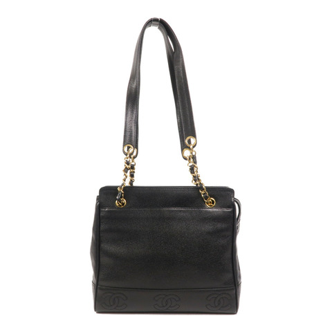 CHANEL 牛皮皮革Vintage Totebag肩背袋