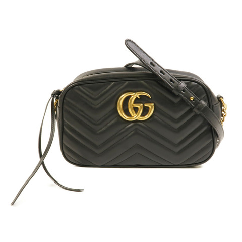 GUCCI 牛皮皮革GG Marmont肩背袋