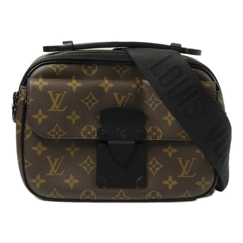 LOUIS VUITTON Monogram S Lock Messenger手挽肩背兩用袋