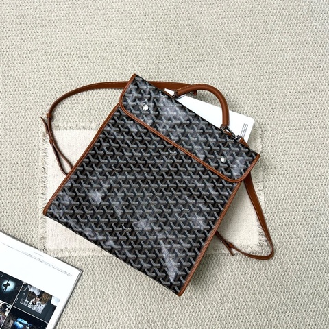 Goyard/戈雅 Saint Leger Y字老花滿印中號雙肩包
