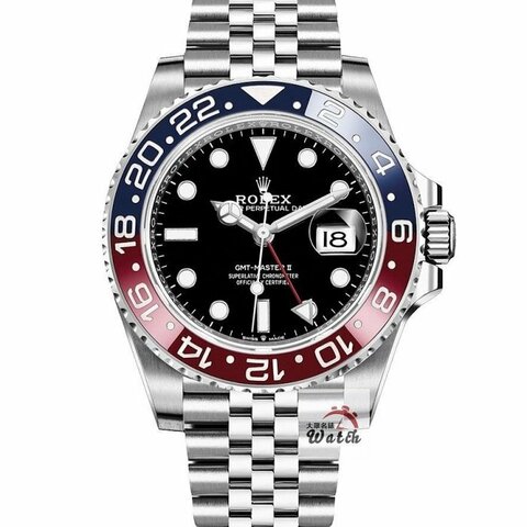 【大眾名錶】ROLEX 勞力士 126710BLRO GMT-Master ll 2021/04全配件 停產款百事圈 大眾名錶G324